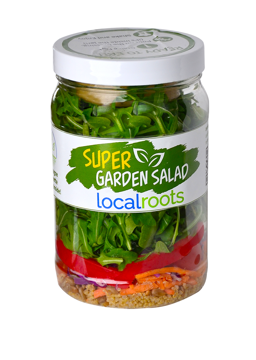 Salad in a Jar Local Roots Produce